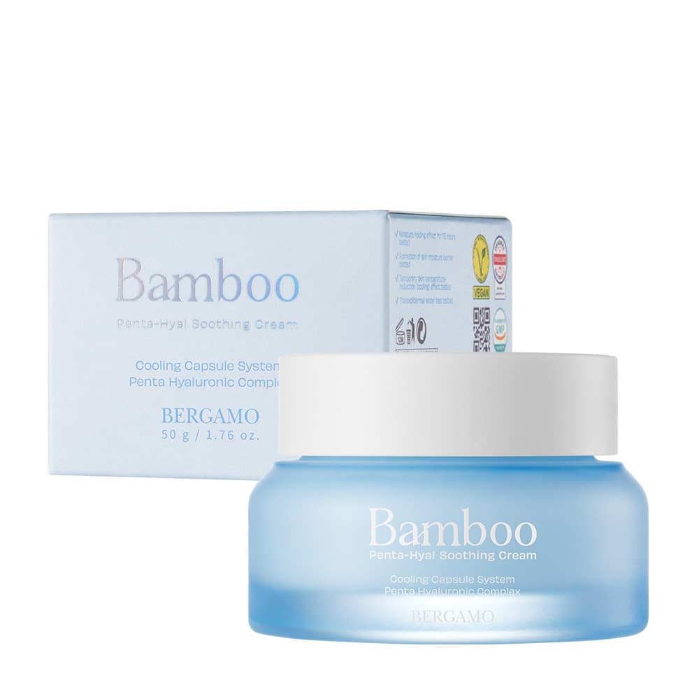 BAMBOO Intensywnie nawilżający krem chłodzący z bambusem i hialuronem