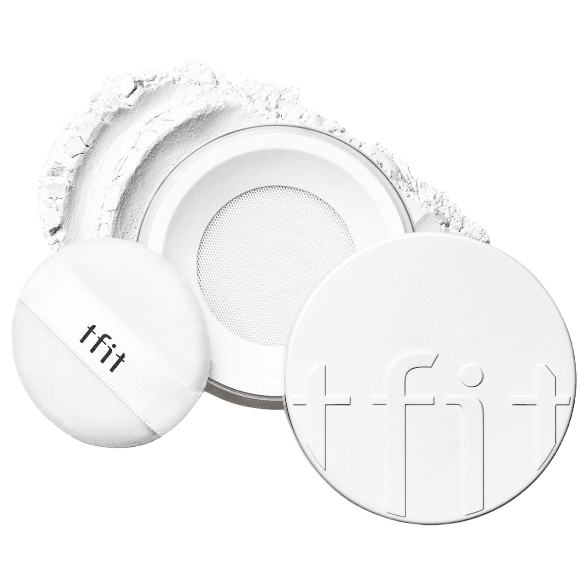 Translucent Set Finishing Powder 01 White, - transparentny puder do twarzy
