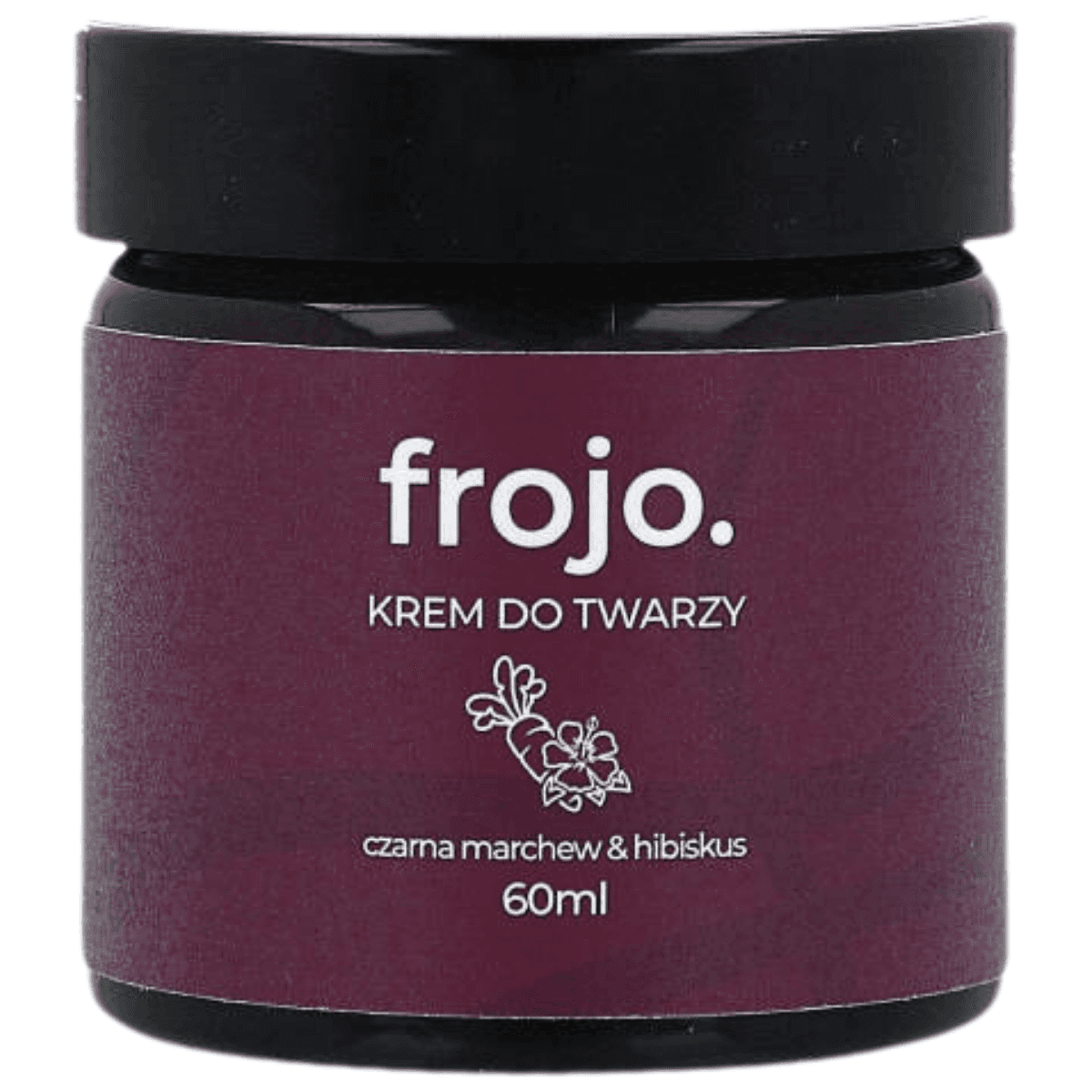Face Cream With Black Carrot Extract And Hibiscus, - krem do twarzy z ekstraktem z czarnej marchwi i hibiskusem