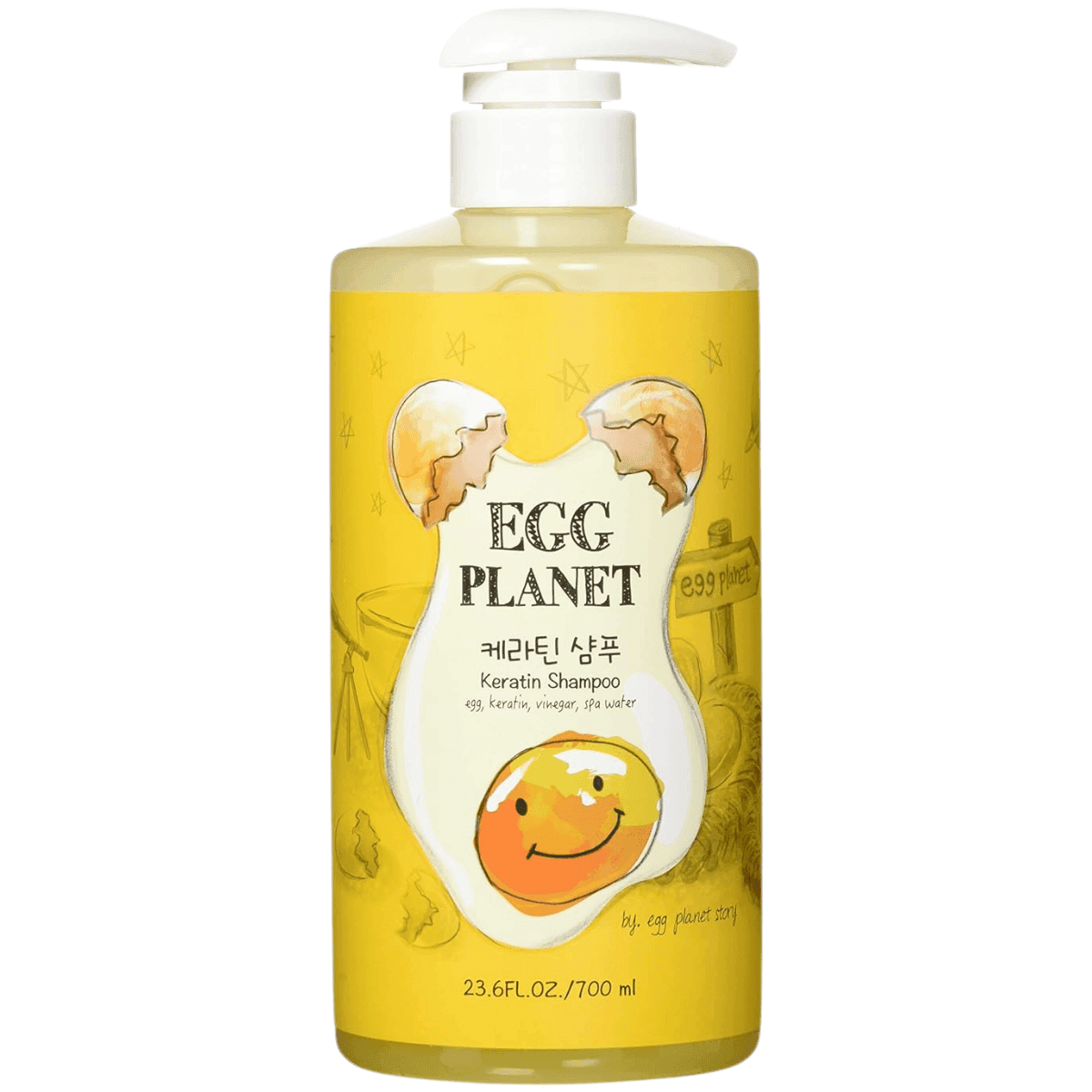 Egg Planet Keratin Shampoo, - odżywczy szampon do włosów z keratyną