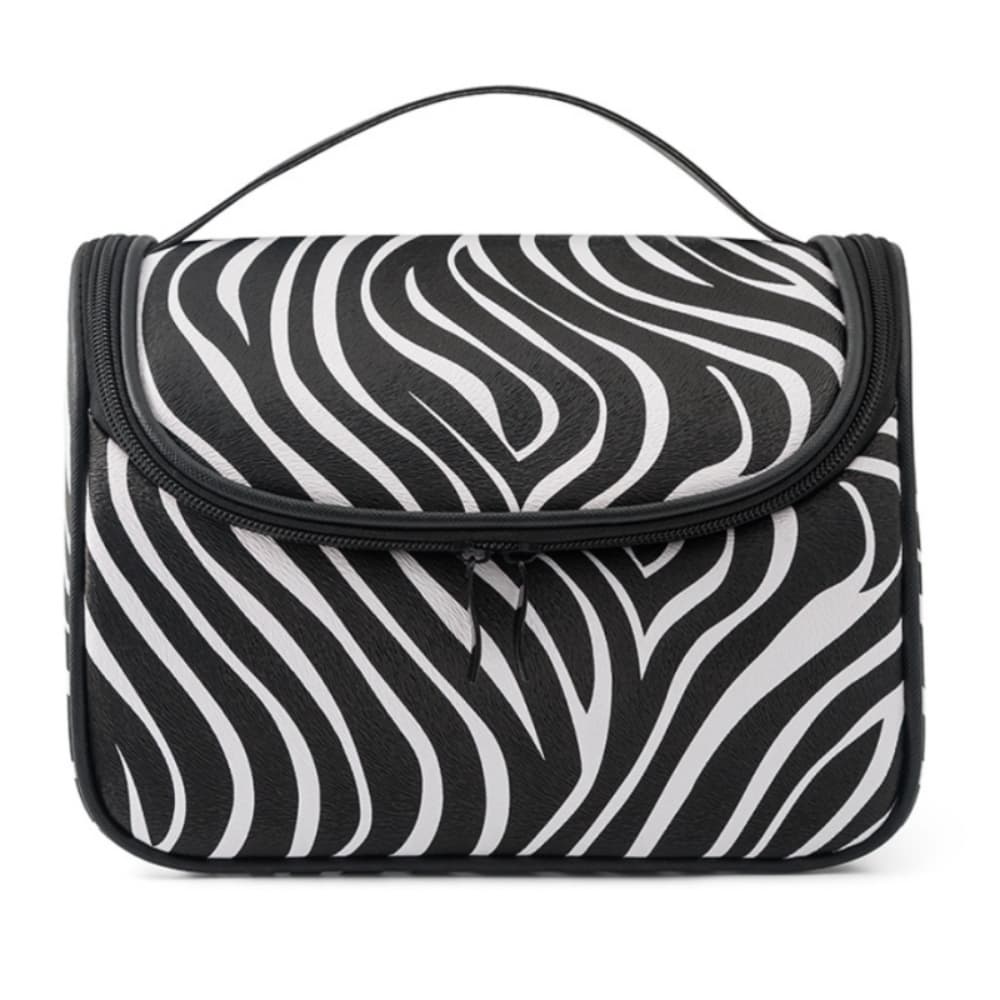 Kosmetyczka kuferek zebra