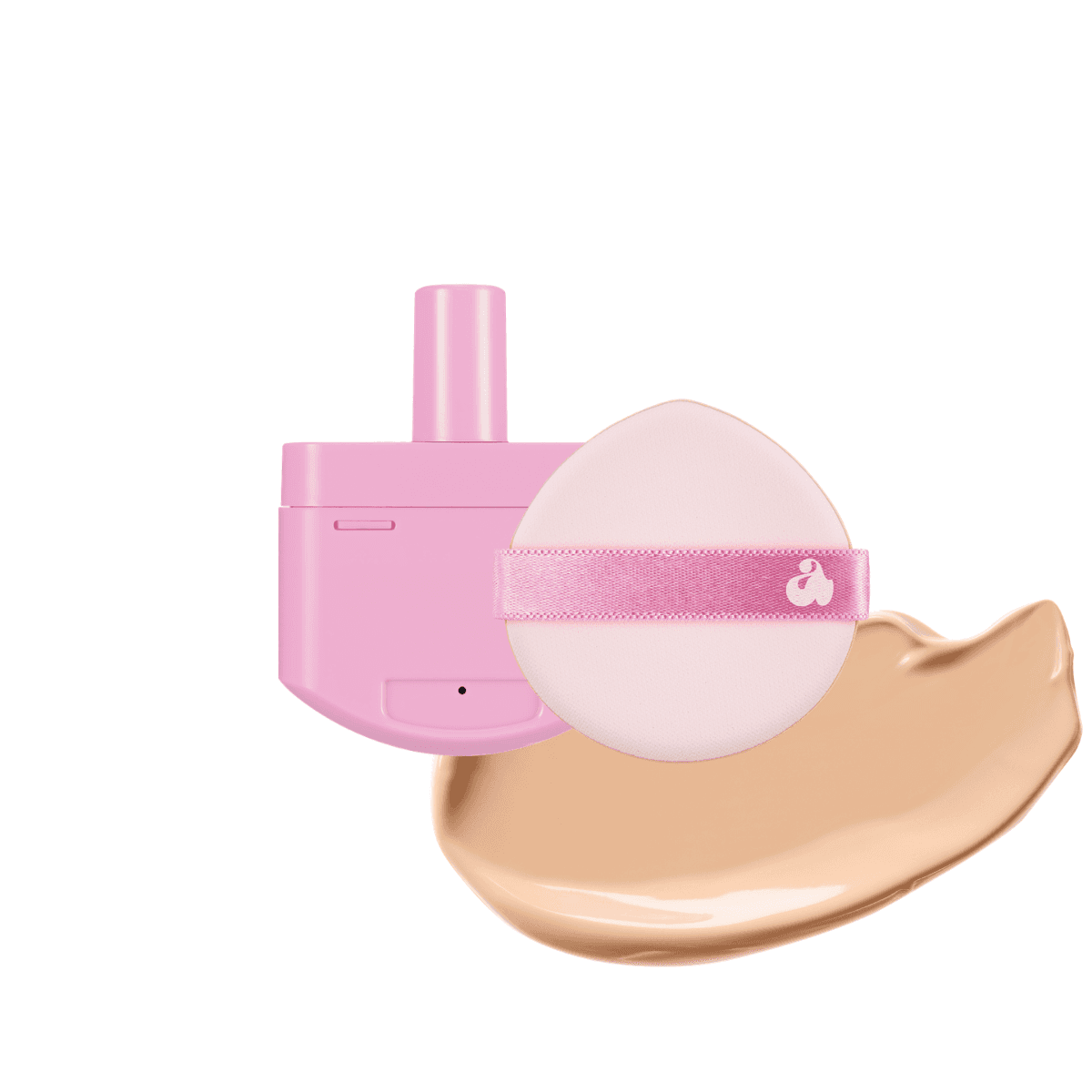 Don't Touch Glass Pink Cushion Re-Feel 22W Melt SPF 50+ PA+++, - rozświetlający podkład w poduszce z niacynamidem uzupełnienie