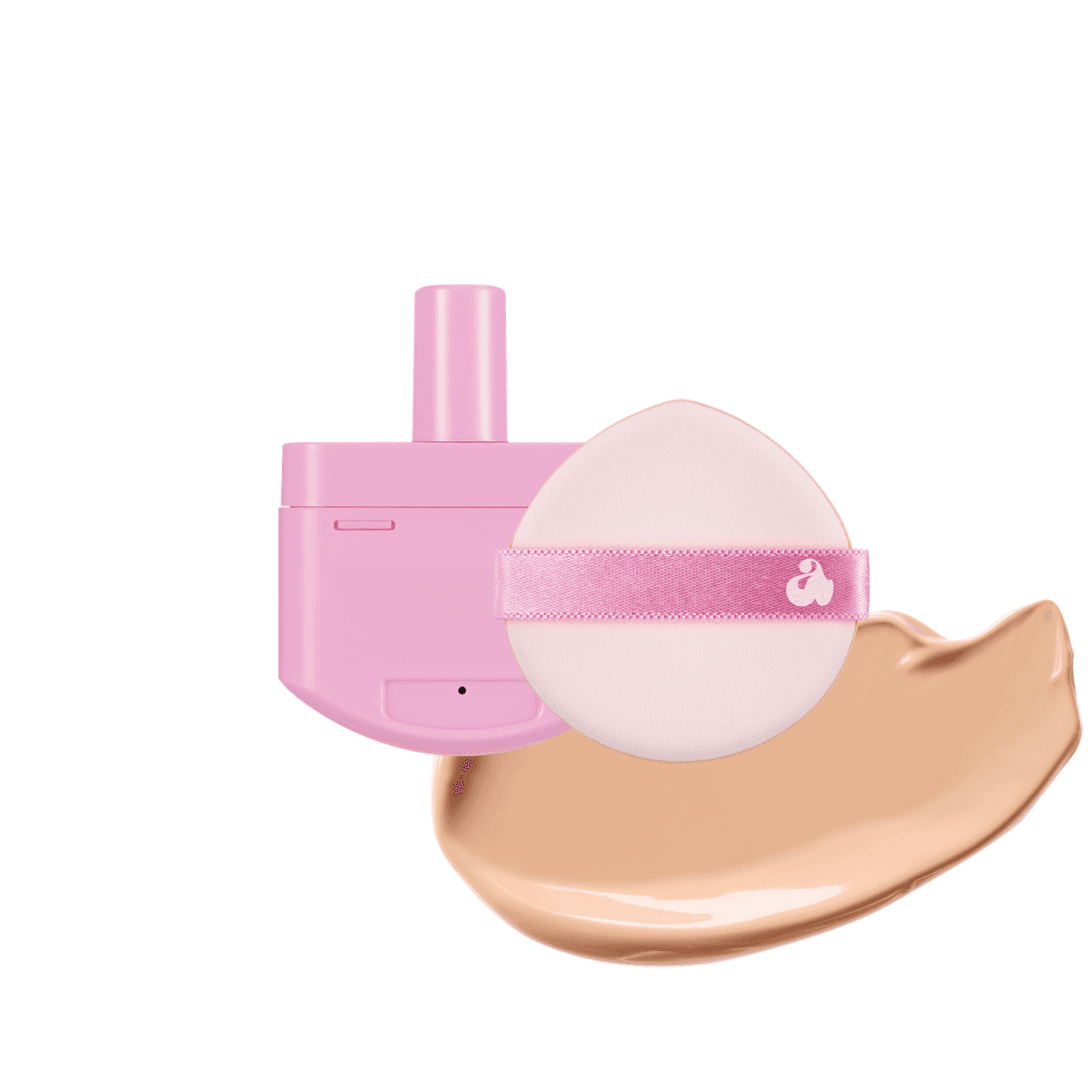 Don't Touch Glass Pink Cushion Re-Feel 23N Solid SPF 50+ PA+++, - rozświetlający podkład w poduszce z niacynamidem uzupełnienie
