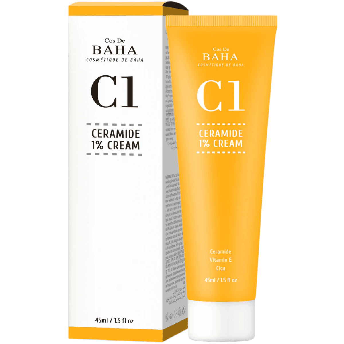 C1 Ceramide 1% Cream, - krem do twarzy wzmacniający barierę hydrolipidową