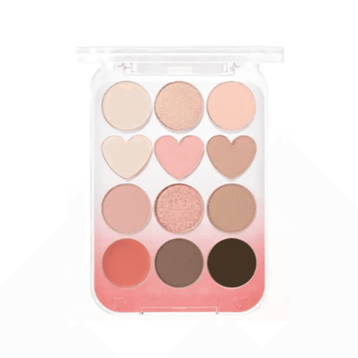 Pin Point Eyeshadow Palette 03 Apricot+Lively=Coral, - paleta cieni do powiek w odcieniach koralowych