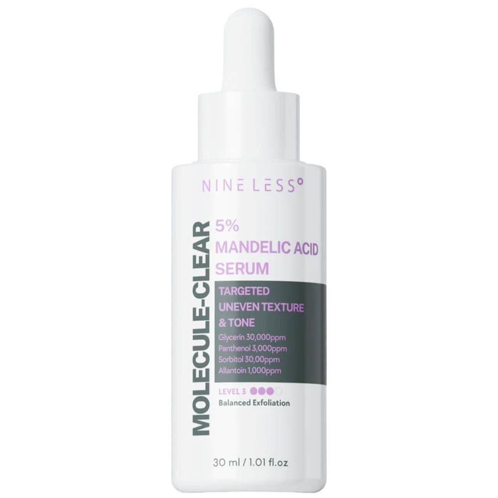 Molecule-Clear 5% Mandelic Acid Serum, 30 m - Złuszczająco - rozświetlające serum z 5% kwasem migdałowym