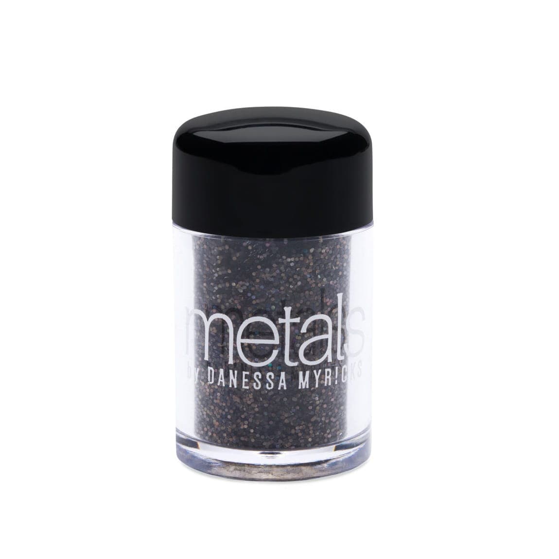 Metals Glitter in Black Star | Wielokolorowy brokat do twarzy i ciała