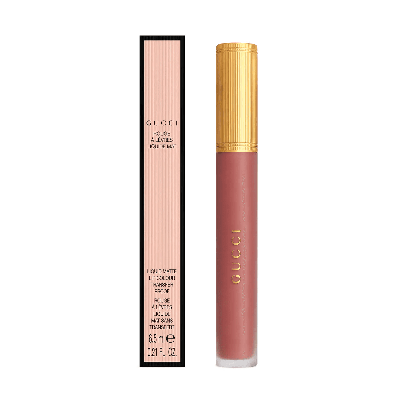 Gucci Rouge a Levres Liquid Matte Lipstick 208 They Met In Argentina | Luksusowa, płynna szminka do ust o matowym wykończeniu
