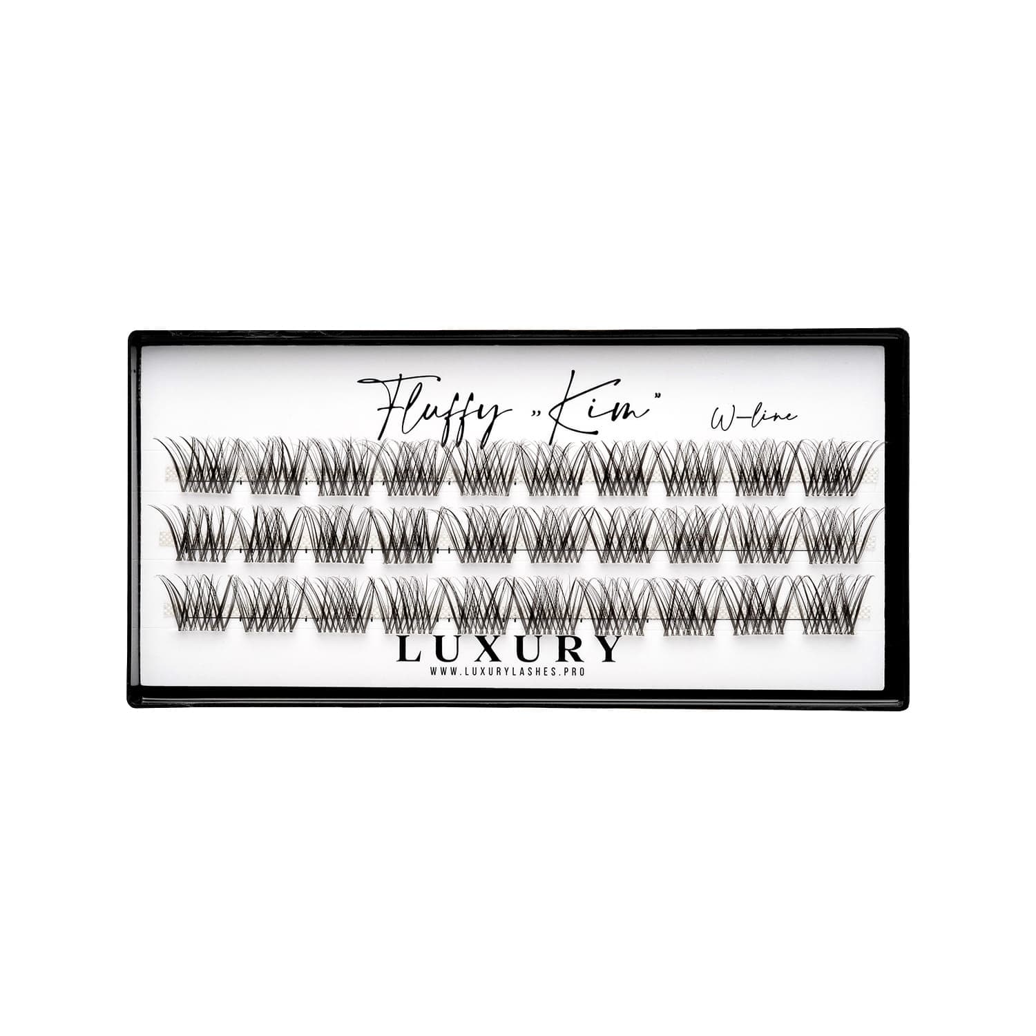 W Line Luxury Fluffy Kim 14 mm | Nowy poziom kępek rzęs w stylu Kim K.W