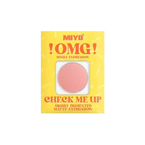 OMG! Check Me Up Matte Eyeshadow N0.15 Rich Peach | Matowy, pojedynczy cień do powiek