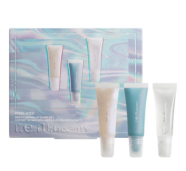 R.E.M. Beauty Pixel Iced Mini Plumping Lip Gloss Set | Zestaw MINI błyszczyków zwiększających objętość ust