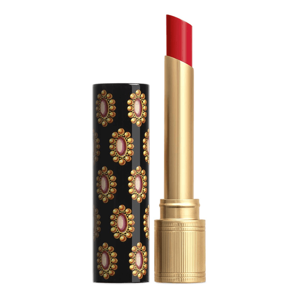 Gucci Rouge de Beauté Brillant Glow & Care Shine Lipstick 514 Virginia Scarlett | Luksusowa szminka do ust