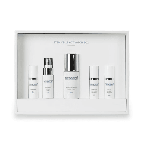 Stem Cells Activator Box | Luksusowy zestaw przeciwstarzeniowy do pielęgnacji twarzy