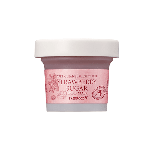 Food Mask Strawberry Sugar | Cukrowa maska do twarzy o działaniu rozświetlającym