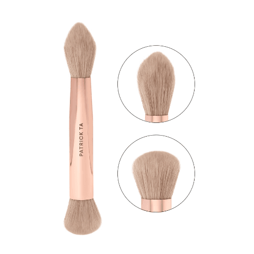 Major Skin Dual-Ended Complexion Brush | Dwustronny pędzel do kremowych i pudrowych formuł bazowych