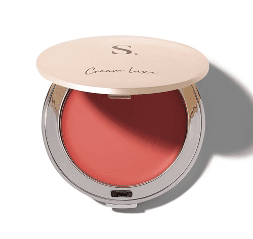 Cream Luxe Blush in Peachy Pink | Kremowy róż do policzków o naturalnym wykończeniu i lekkiej, jedwabistej formule