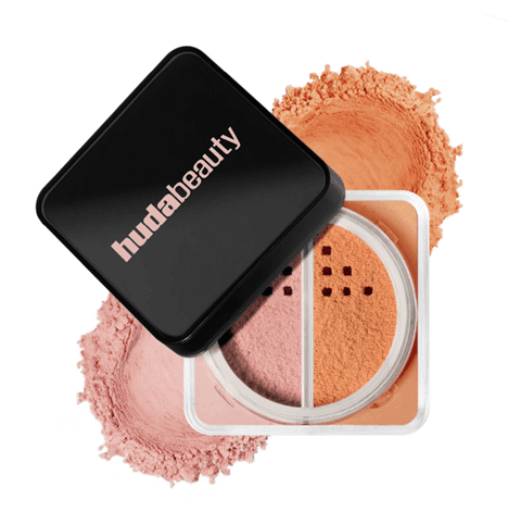 Easy Bake Loose Powder Duo in Pink Pumpkin | Bestsellerowy puder Huda Beauty