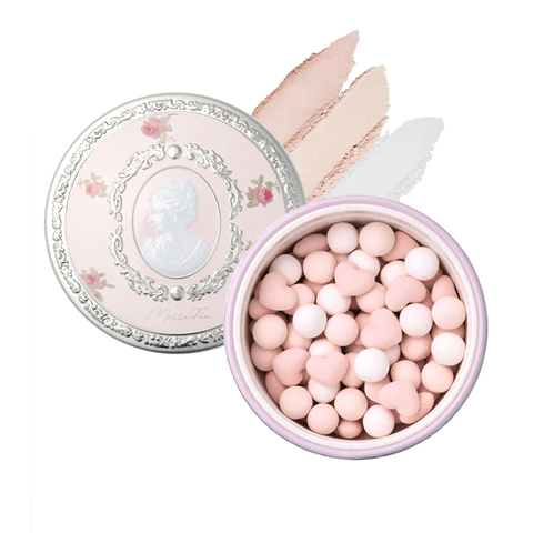 Antoinette Perle Face Powder in 01 Pink Chateau | Luksusowy puder wygładzający z efektem rozświetlenia