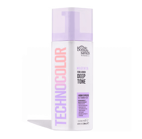 Technocolor 1 Hour Express Self Tanning Foam in Magenta | Ekspresowa pianka samoopalająca do ciała