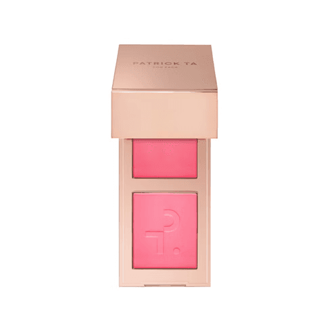 Major Headlines Double Take Crème & Powder Blush Duo Shes That Girl MINI | Paleta róży do makijażu w wersji