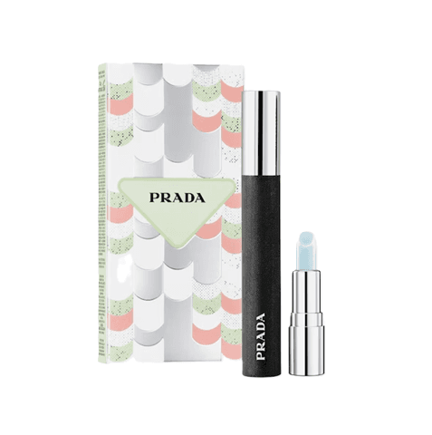 Pradascope Mascara + Mini Blue Lip Balm Exclusive Set | Luksusowy zestaw do makijażu oczu i ust