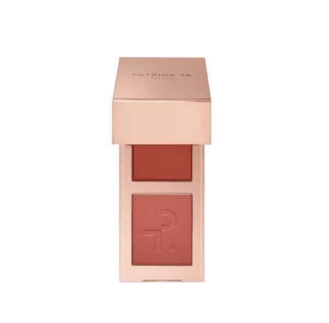 Major Headlines Double Take Crème & Powder Blush Duo She's Blushing MINI | Paleta róży do makijażu w wersji