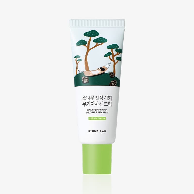 Pine Calming Cica Mild-Up Sun Cream — krem przeciwsłoneczny SPF50+ PA++++