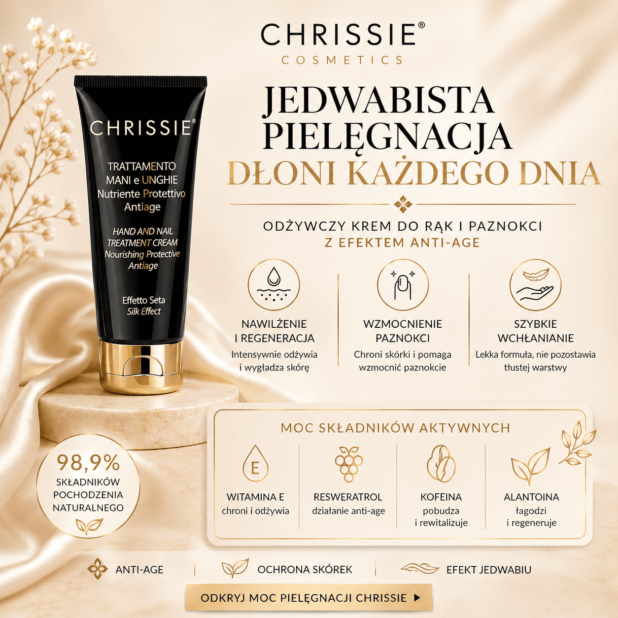 CHRISSIE Krem do rąk i paznokci