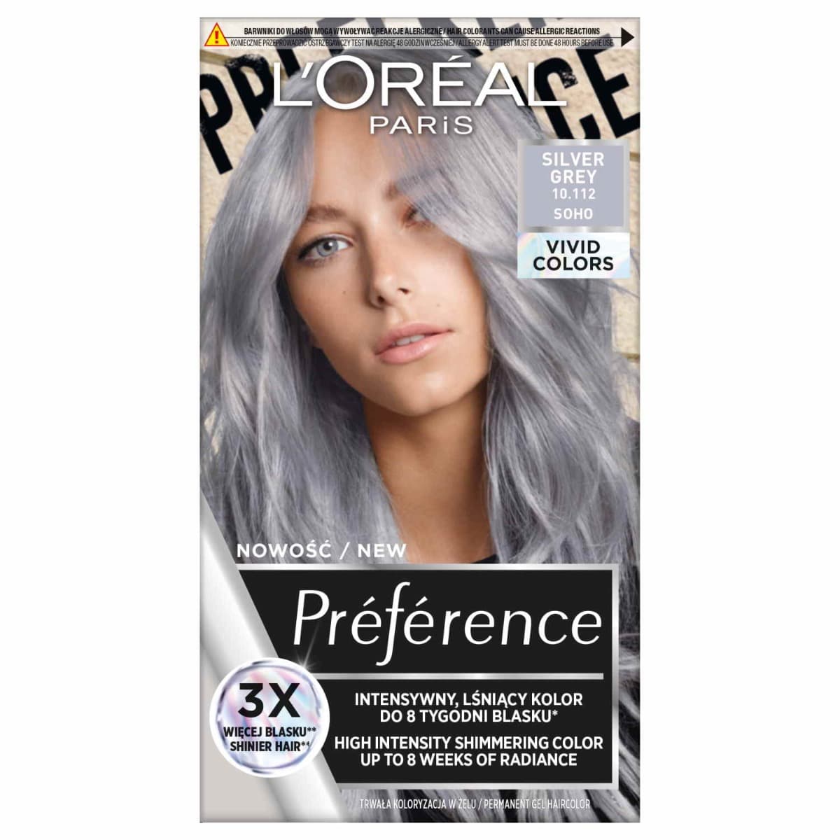 PARIS PREFERENCE VIVIDS 10.112 SILVERGREY