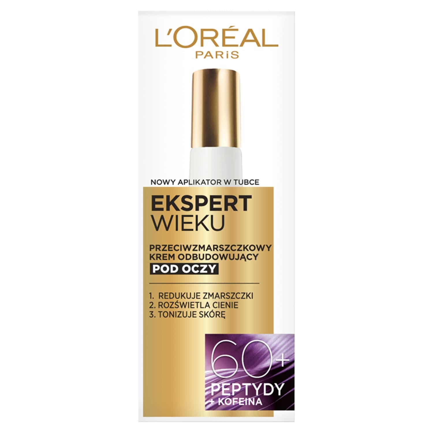 L'Oréal Paris Ekspert Wieku Przeciwzmarszczkowy krem odbudowujący pod oczy 60+