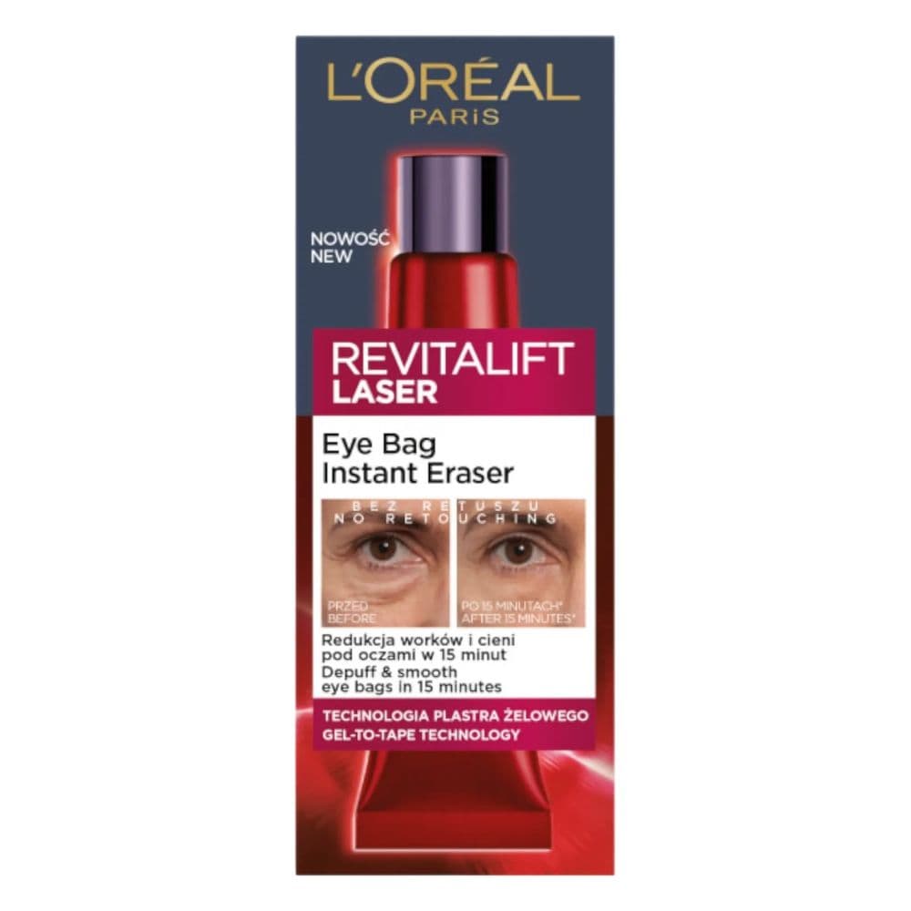 Paris Revitalift Laser krem liftingujący skórę wokół oczu Eye Bag Instant Eraser