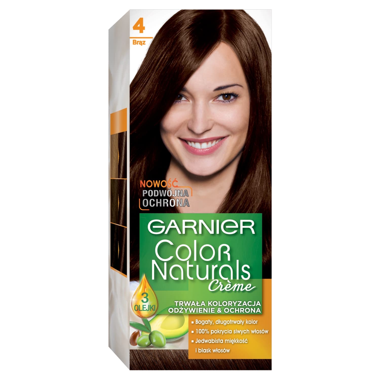 Color Naturals Creme Farba do włosów 4 Brąz