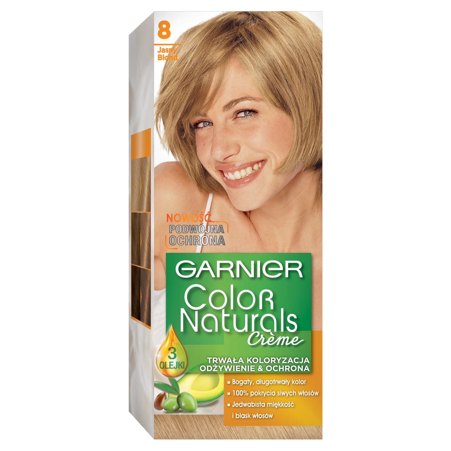 Color Naturals Creme Farba do włosów 8 Jasny blond