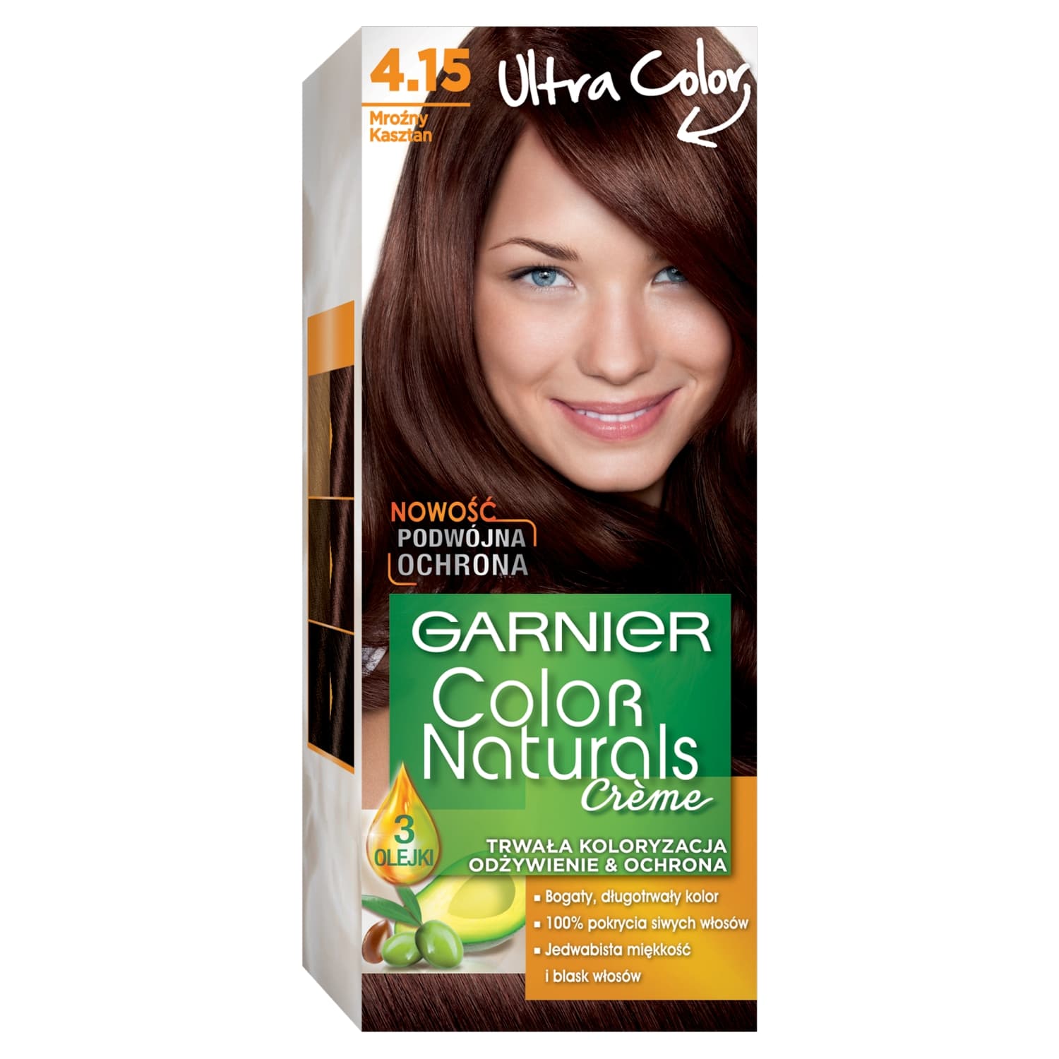 Color Naturals Creme Farba do włosów 4.15 Mroźny kasztan