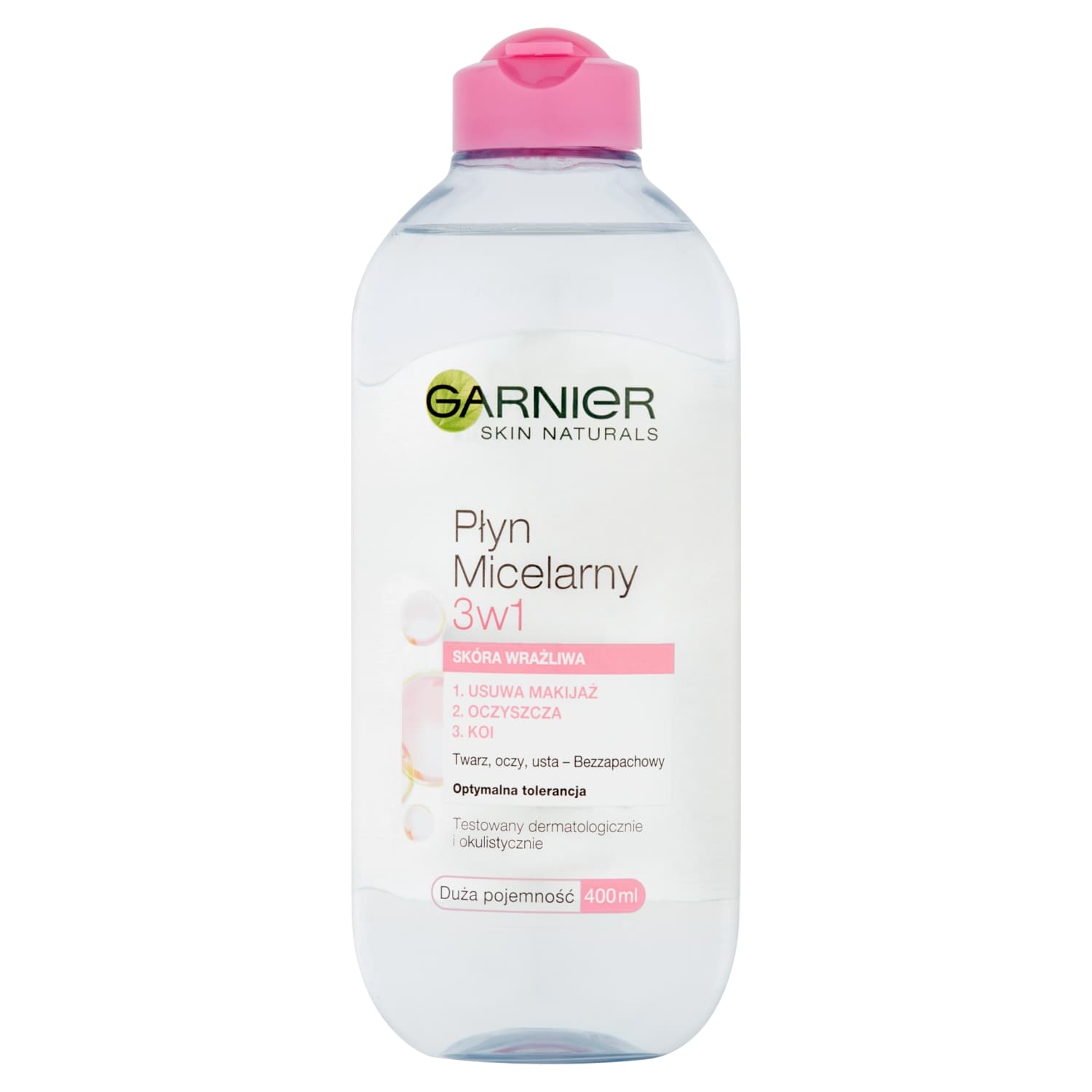 Skin Naturals Płyn micelarny 3w1 skóra wrażliwa