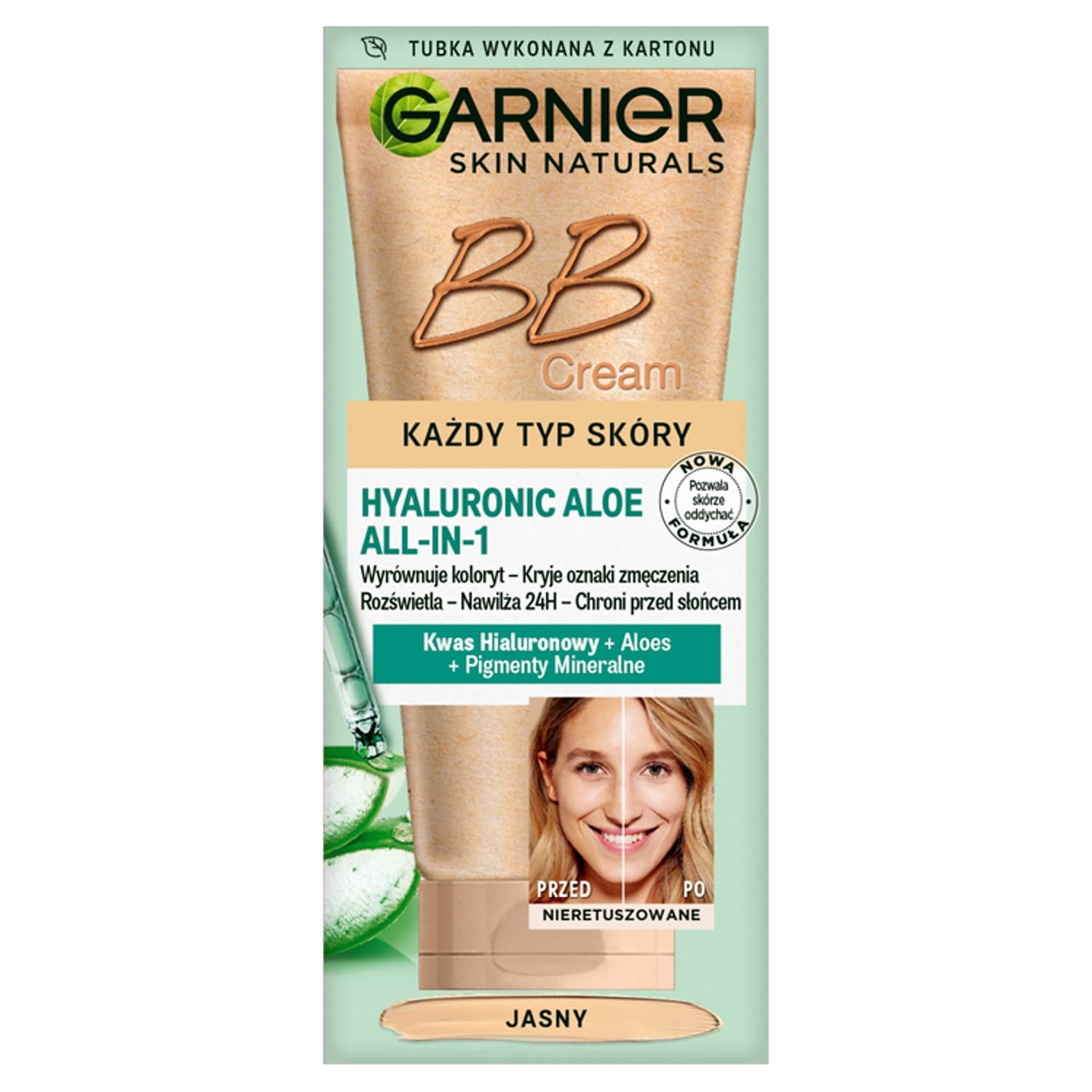 Hyaluronic Aloe krem BB każdy typ skóry, jasny