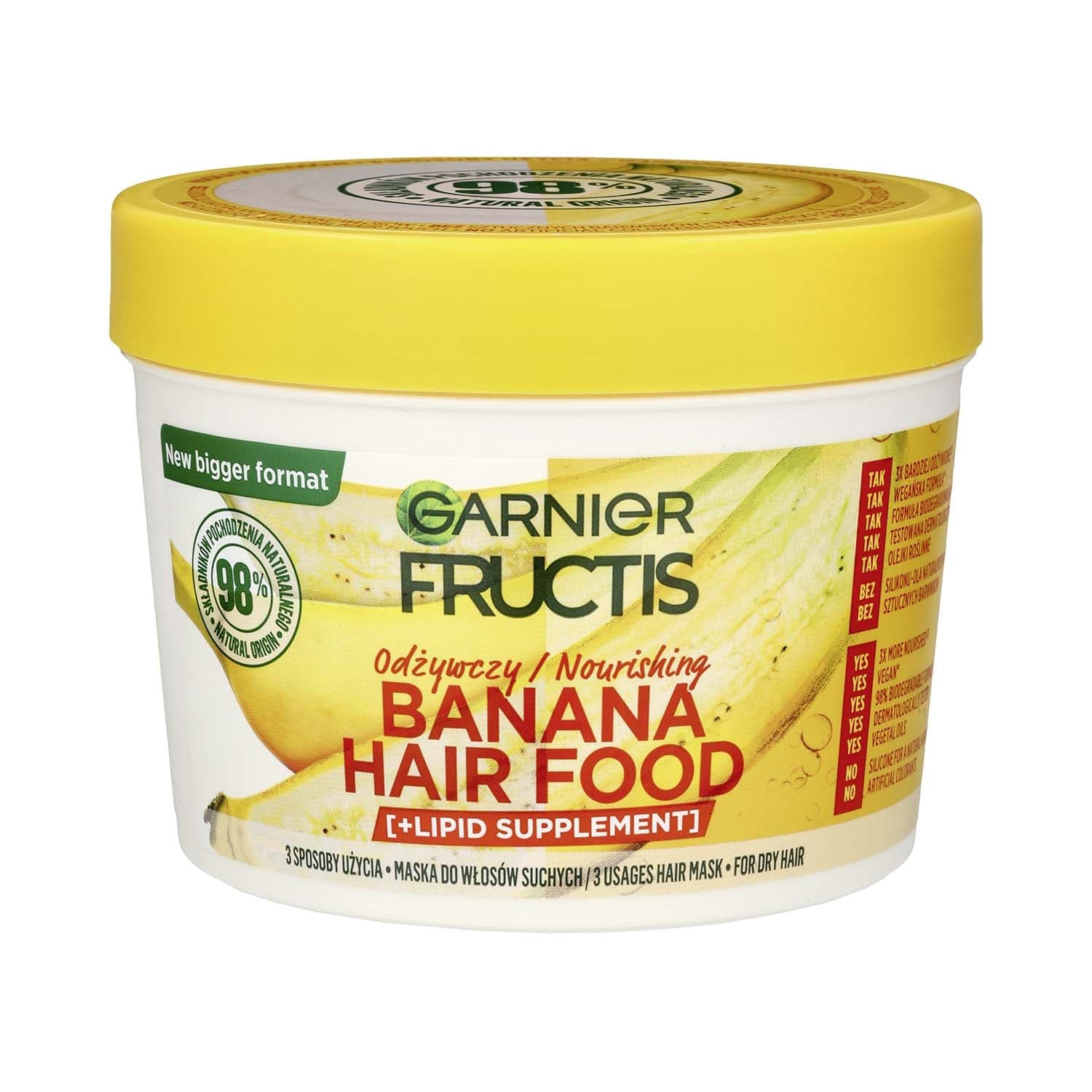 Fructis Hair Food Banana Maska do włosów suchych