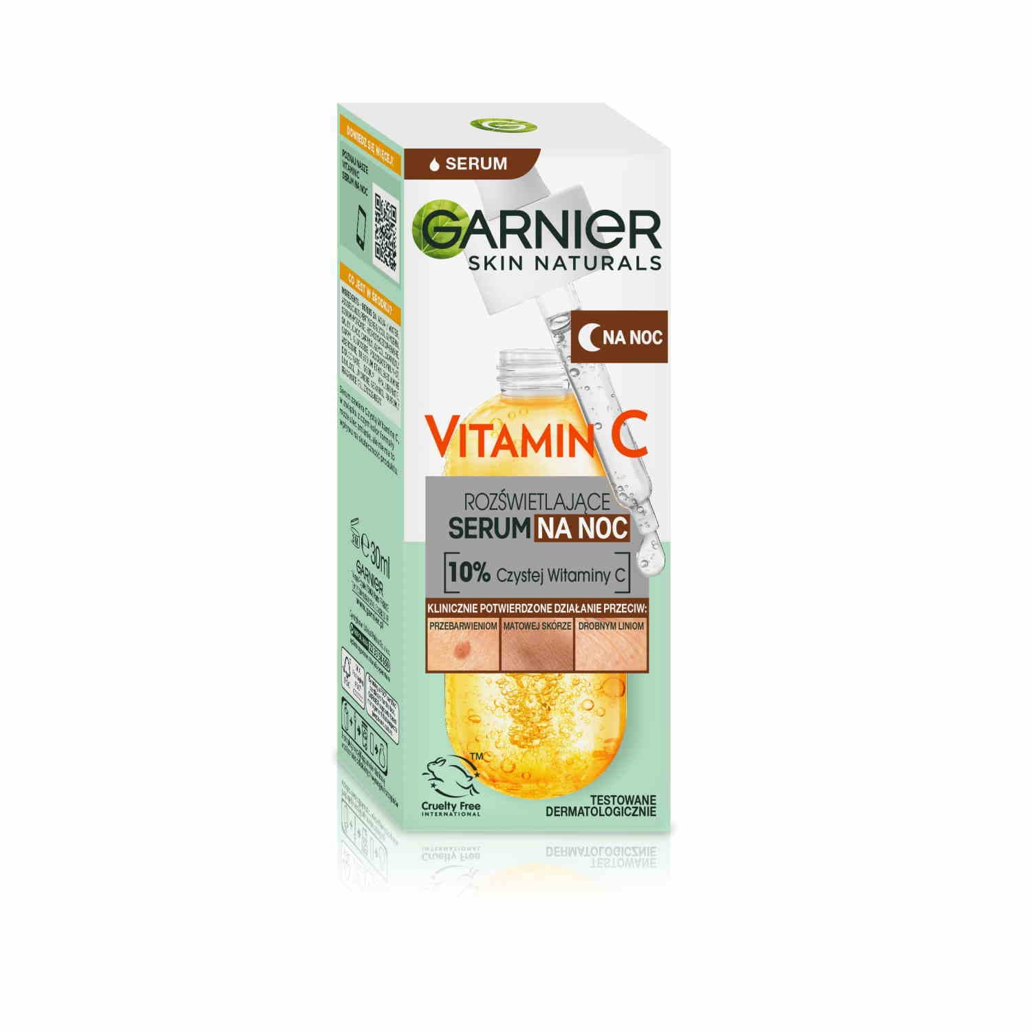 Skin Naturals Vitamin C Rozświetlające serum na noc