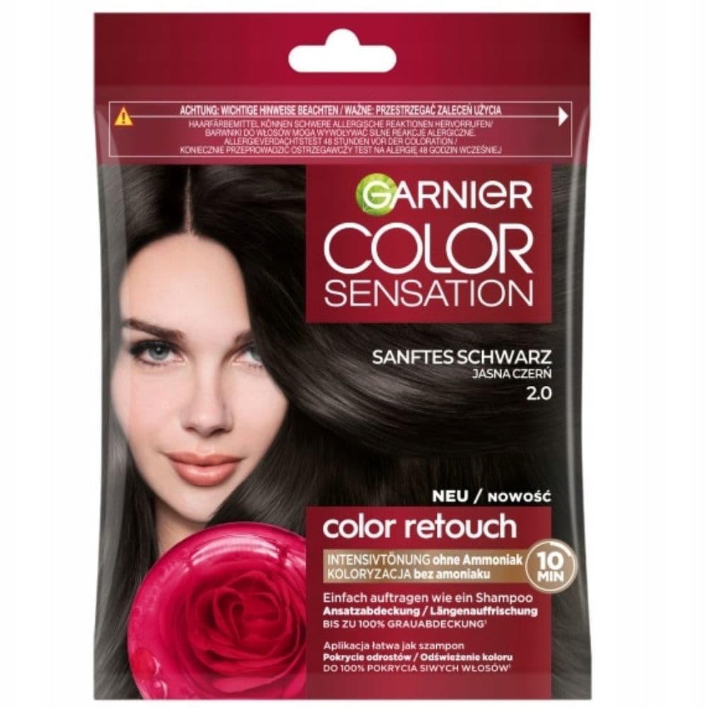 Color Retouch 2.0 Jasna Czerń szampon koloryzujący