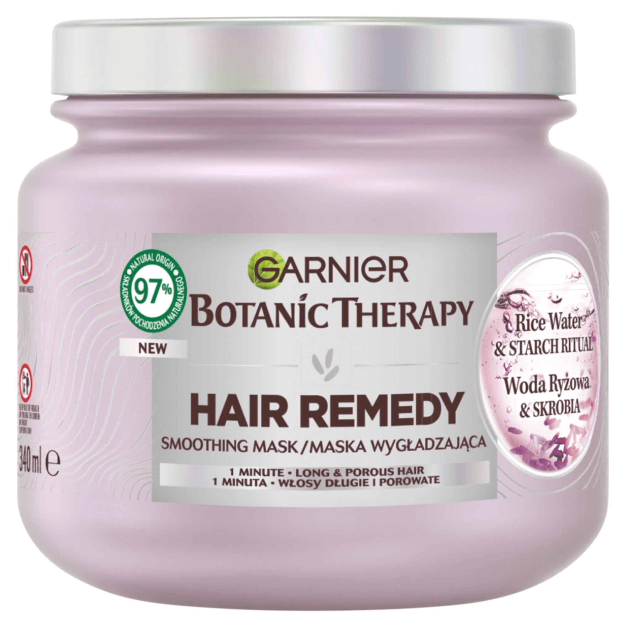 HAIR REMEDY maska do włosów woda ryżowa i skrobia