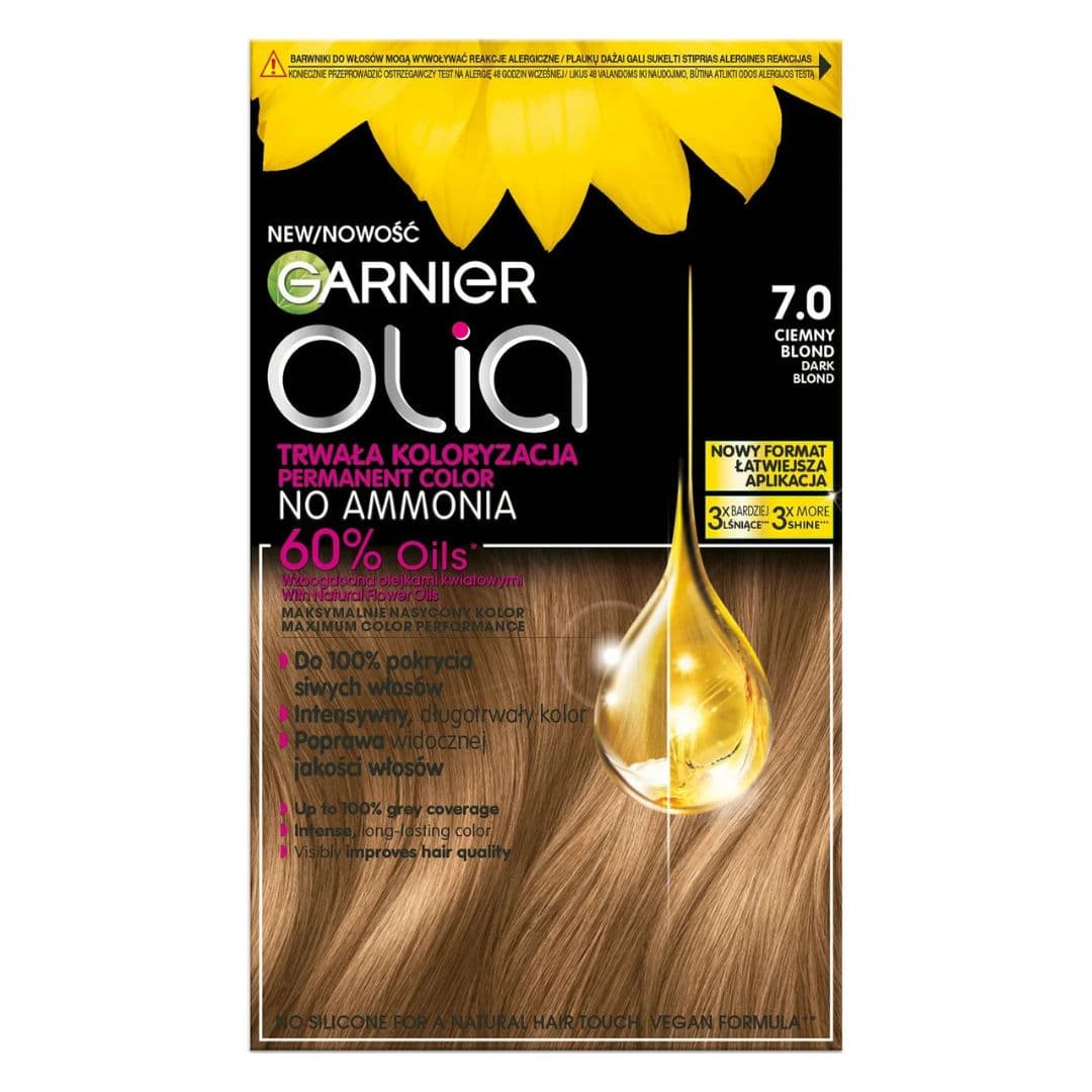 farba do włosów Olia 7.0 Ciemny Blond