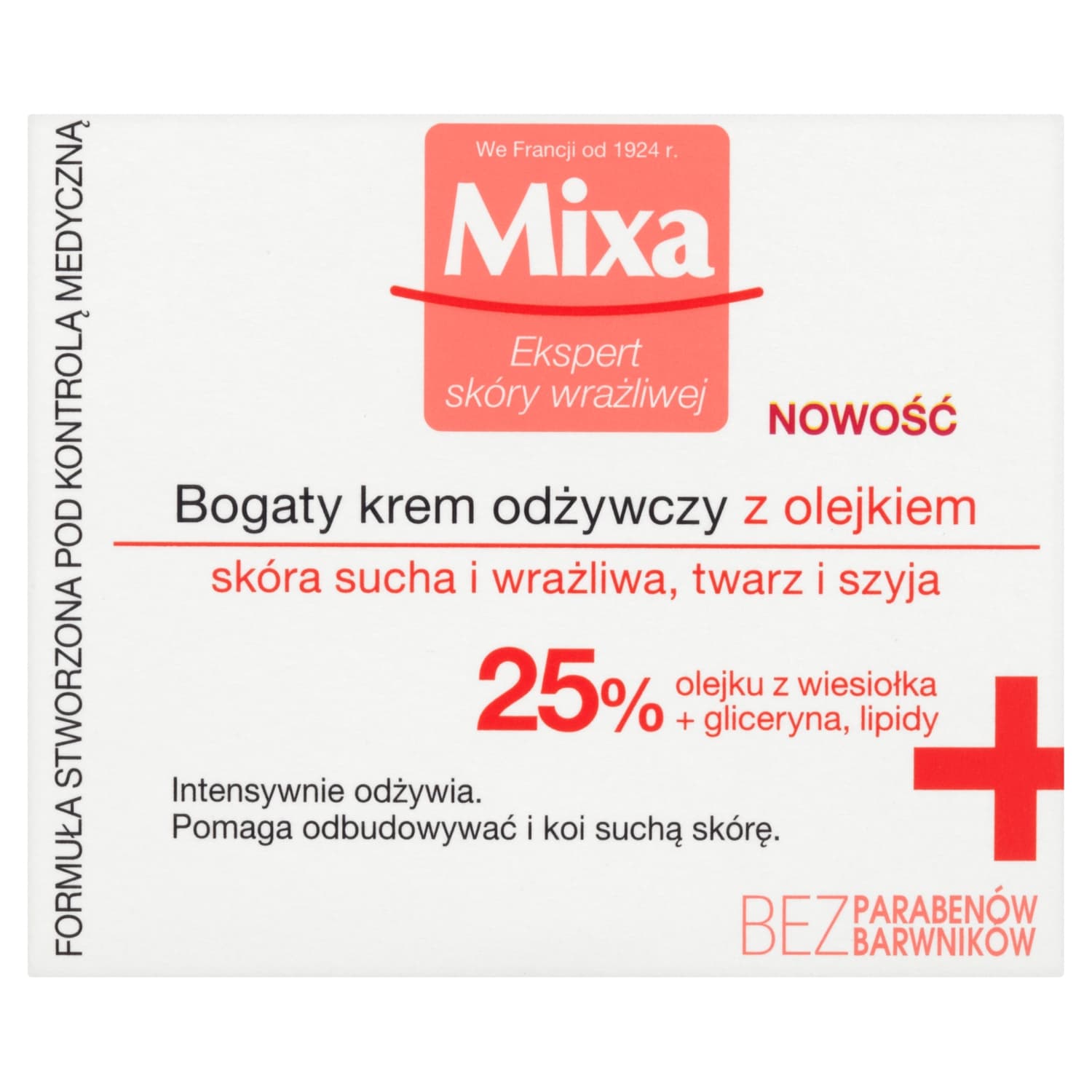 Bogaty krem odżywczy z olejkiem