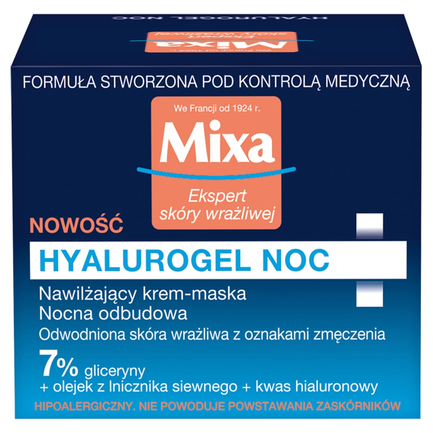 Hyalurogel Nawilżający krem-maska na noc