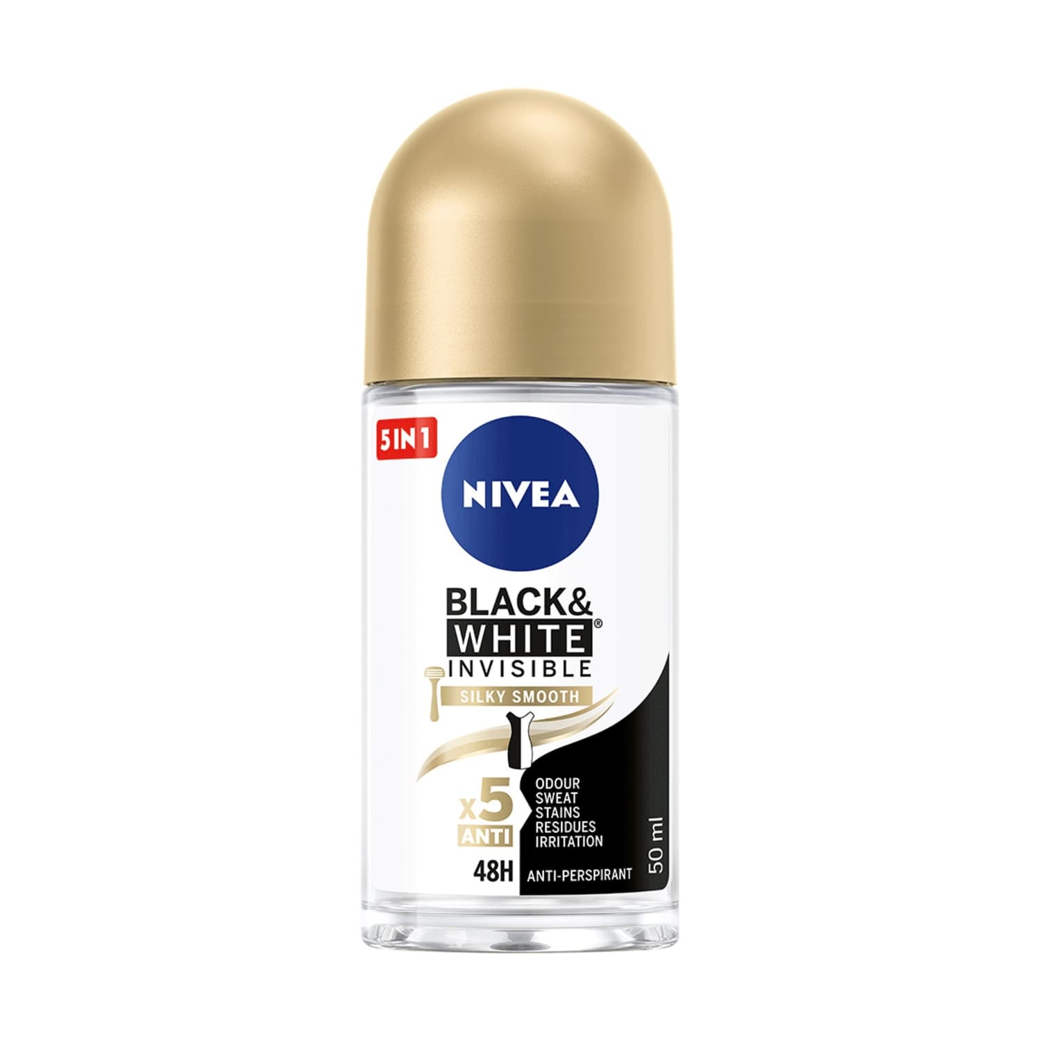 Black&White Invisible Silky Smooth Antyperspirant Roll ON