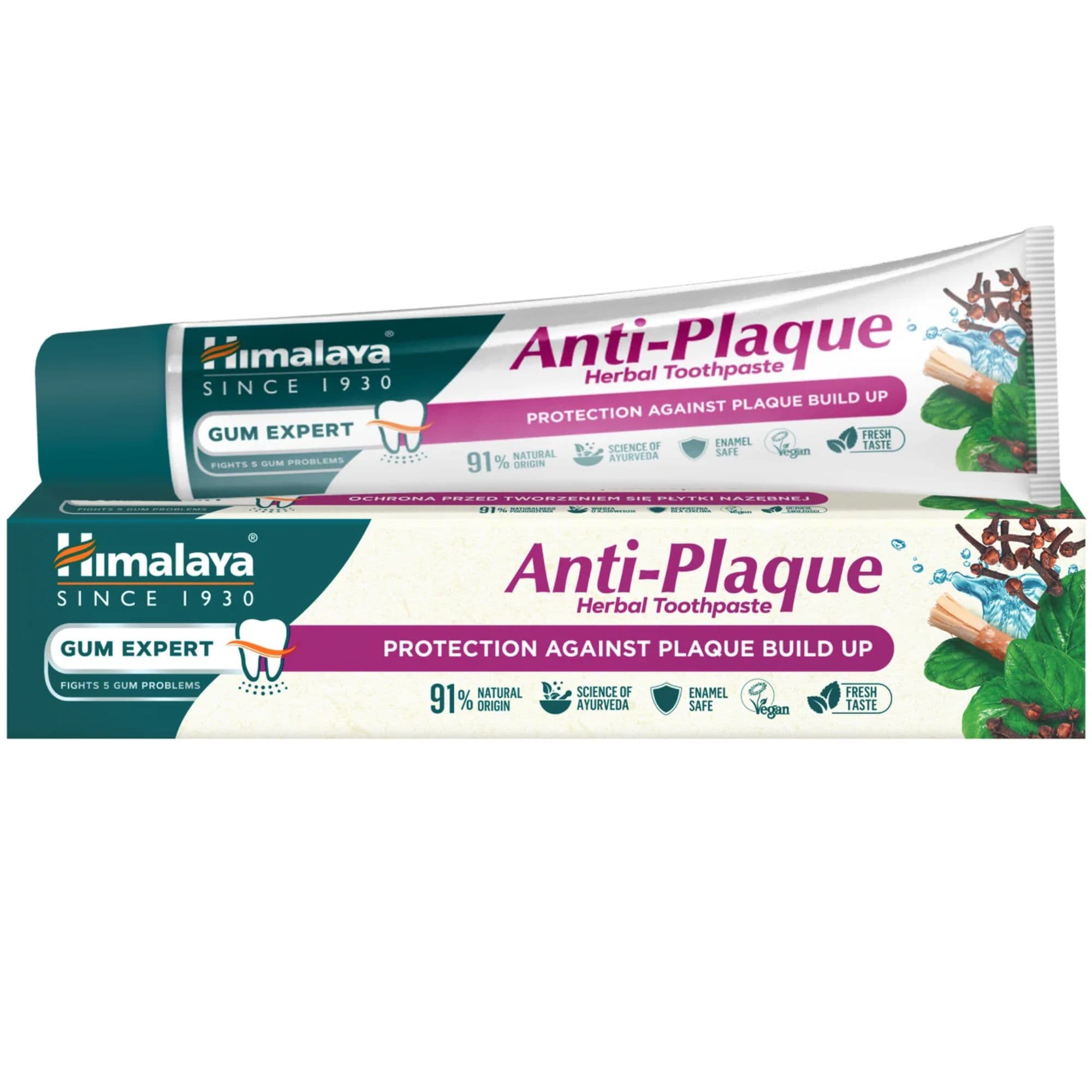 ziołowa pasta do zębów Gum Expert Anti-Plaque