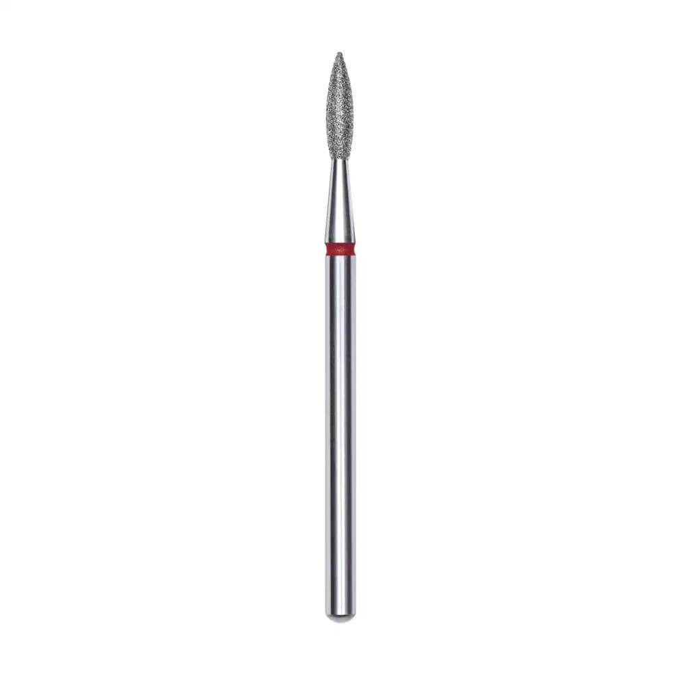 Frez diamentowy płomyk ostry czerwony Expert średnica 2,1 mm / 8 mm
