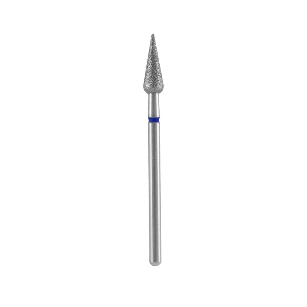 Frez diamentowy gruszka ostra niebieska średnica 4 mm / 12 mm