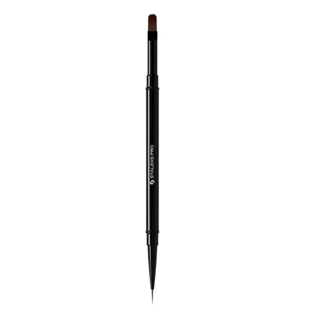 Expert Liner Brush Pędzel liner do żelu dwustronny 11 mm / 10 mm