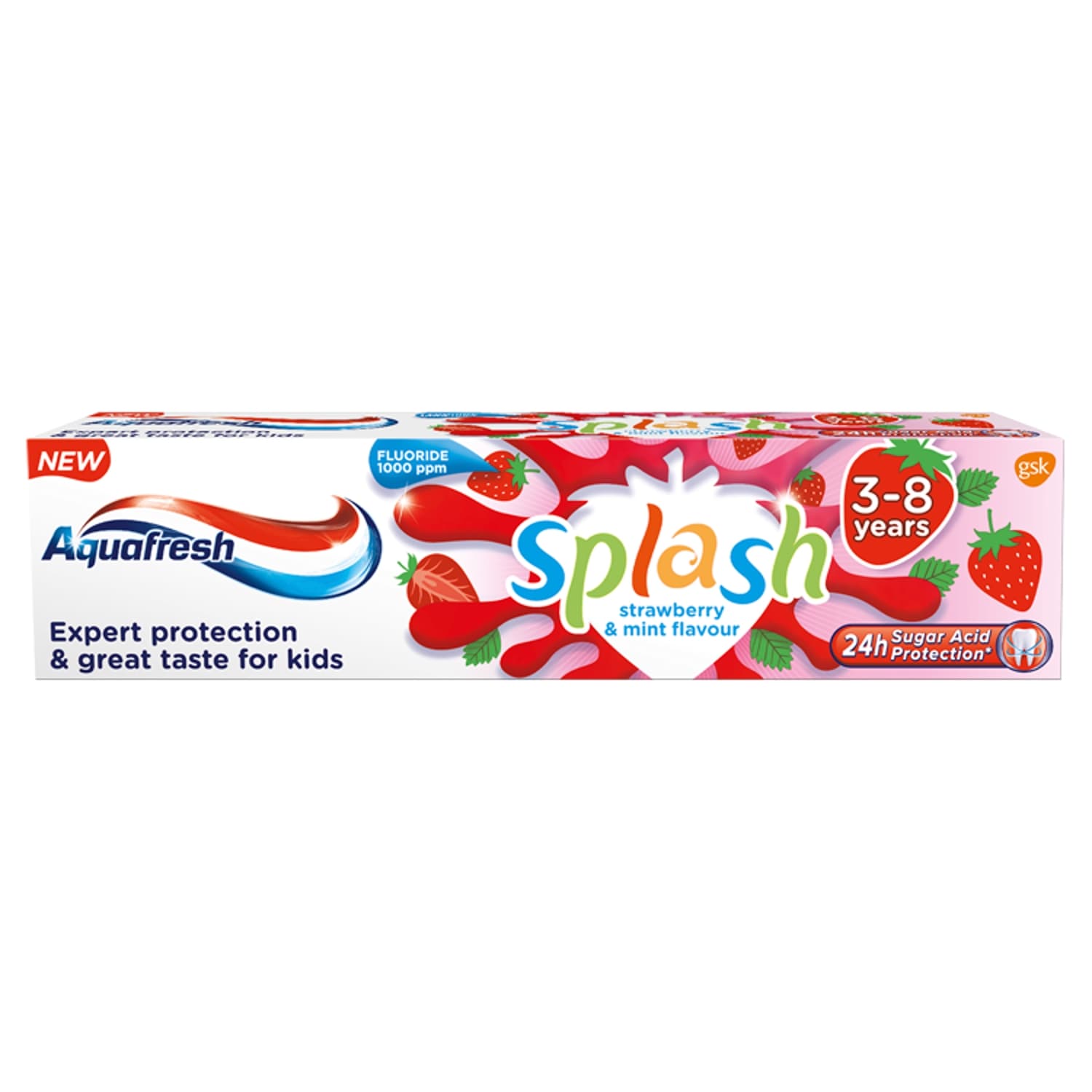 Splash Strawberry Pasta do zębów z fluorkiem
