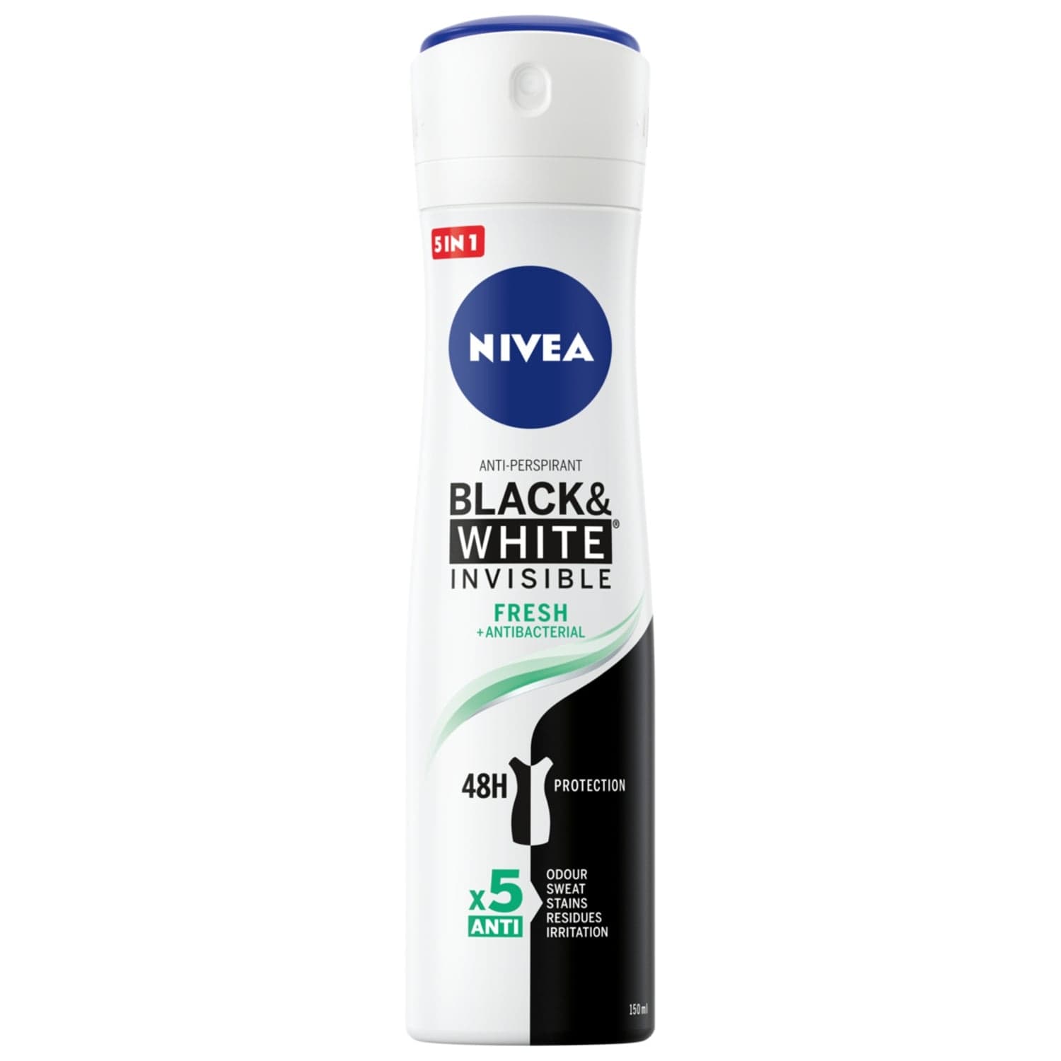 Black&White Invisible Fresh antyperspirant spray